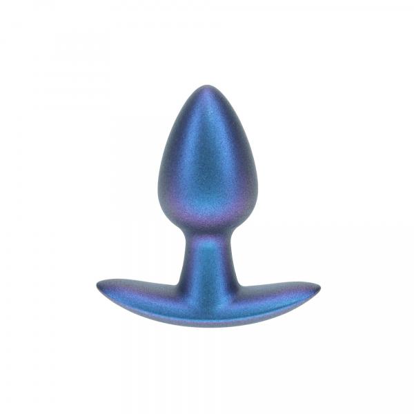 Smooth Silicone Anal Plug - Small - 2.6 / 6,5 cm - Metallic Blue