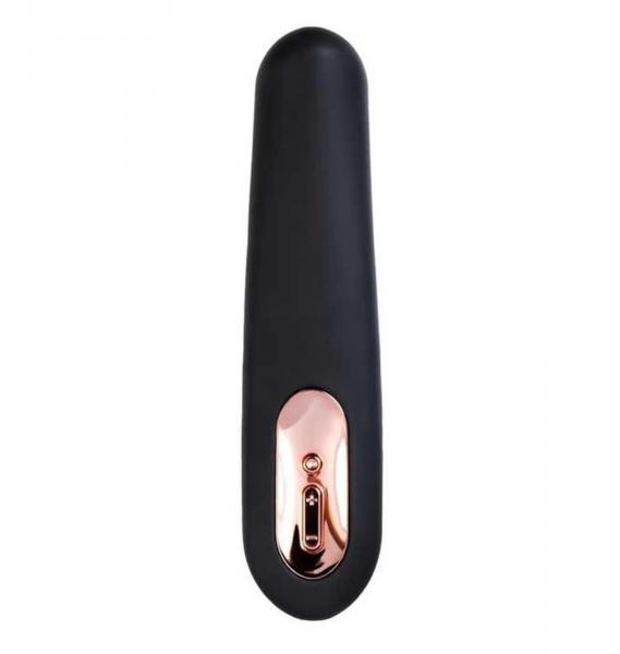 Unrealistic vibrator WANAME D-SPLASH TSUNAMI, silicone, black, 18.3 cm