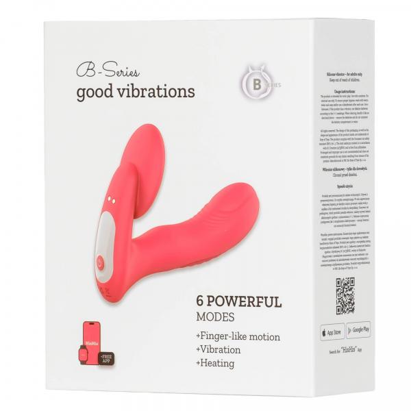Silicone vibrator 3 speeds, 6 frequencies,Finger function,Heating + APP control
