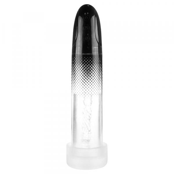 Me You Us Platinum Duo Automatic Pump Masturbator Clear/Black