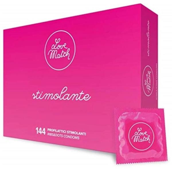 Prezerwatywy-Love Match Stimolante - 144 pack