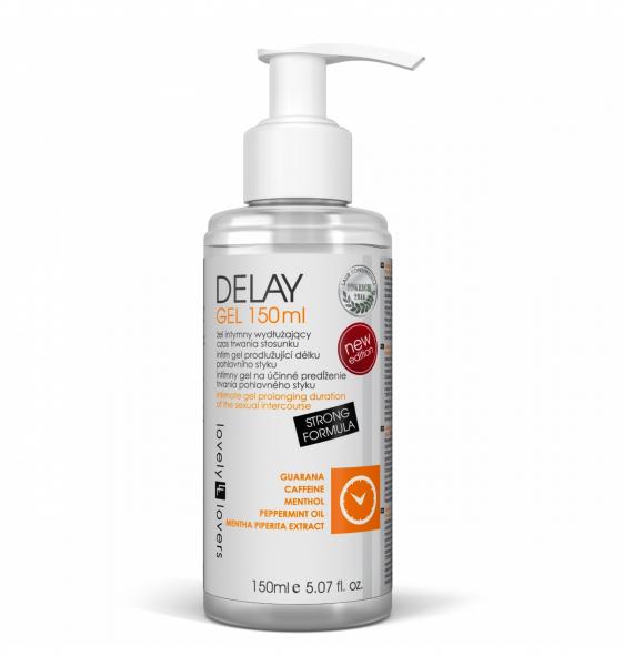 Żel intymny wydłużający czas trwania stosunku - Lovely Lovers DELAY Gel 150 ml