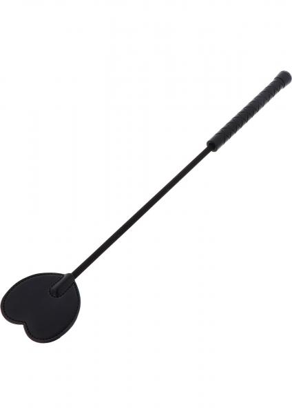Crop Whip Heart Black