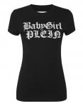TSHIRT Z KRYSZTAŁOWYM ZDOBIENIEM I LOGO