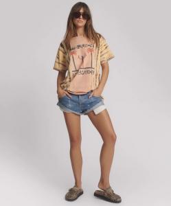 BAWEŁNIANY TSHIRT Z MODNYM PRINTEM \