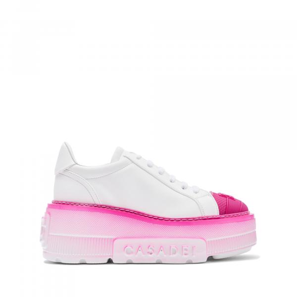SNEAKERSY NA PLATFORMIE Z LOGO \