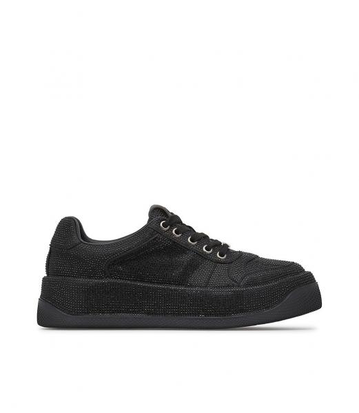 SNEAKERSY NA PLATFORMIE Z KRYSZTAŁOWYM ZDOBIENIEM