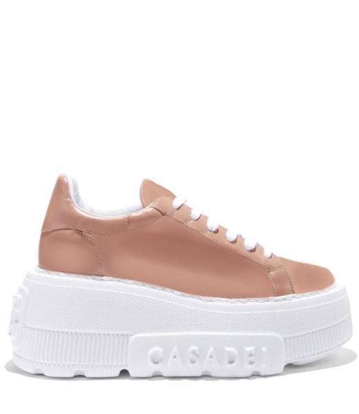SNEAKERSY NA PLATFORMIE Z LOGO \