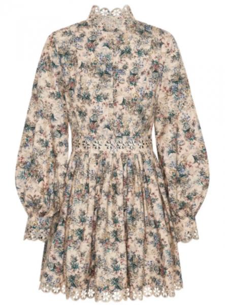 SUKIENKA MINI W KWIATOWY PRINT \