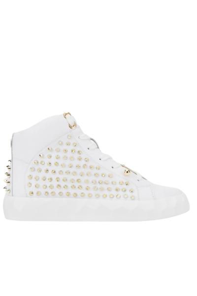 SNEAKERSY ZDOBIONE ĆWIEKAMI \