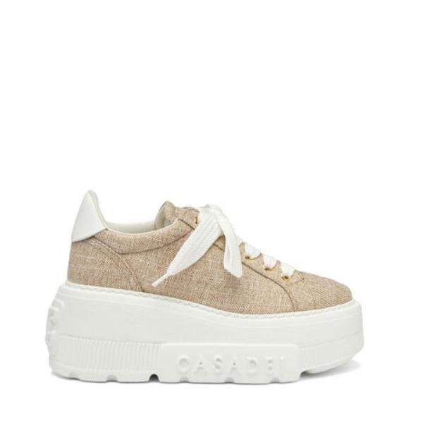 SNEAKERSY NA PLATFORMIE Z LOGO \