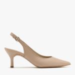 Beżowe czółenka typu slingback MICHELLE