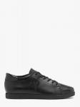 Czarne sneakersy ze skóry licowej ALIA