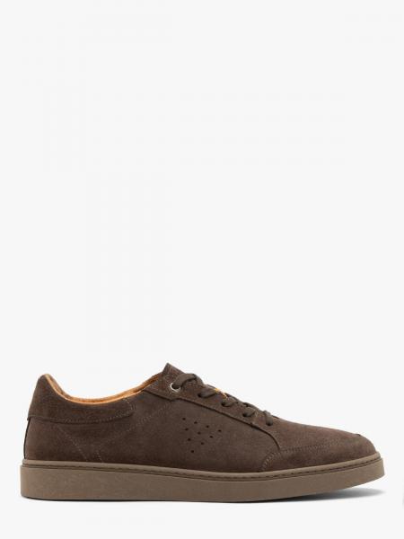 Szare welurowe sneakersy męskie KRISS