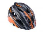 Kask rowerowy dzieciecy ROMET model 509 szaro pomaranczowy mat S (48-52)