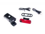 Zestaw lamp AKU. HYDRA 400Im + WEGA 40 lm AKU/USB - Sklep firmowy ProRowery