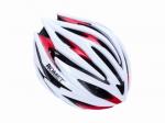 Kask rowerowy Romet 109 biało czerwony