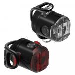 Zestaw lampki LEZYNE LED FEMTO DRIVE USB PAIR przód 15 lumenów czarne, tył 5 lumenów czarne - Sklep firmowy ProRowery
