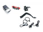 Zestaw lamp PROX URSA SET 300lm + 5 xLED 10 lm USB - Sklep firmowy ProRowery