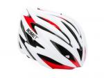 Kask rowerowy Romet 109 bialo czerwony