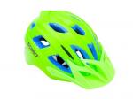 Kask rowerowy dzieciecy Romet 509-1 zielony mat z daszkiem