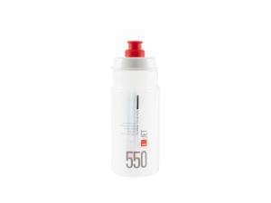 Bidon 0,55 l. Elite Jet Clear Czerwony - Sklep firmowy ProRowery