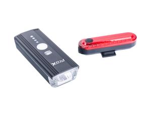 Zestaw lamp PROX AERO A.I. SET 350lm USB, pilot, sensor, 1200mAh - Sklep firmowy ProRowery