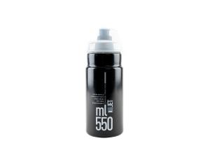 Bidon 0,55 l. Elite Jet Plus Black Grey logo - Sklep firmowy ProRowery