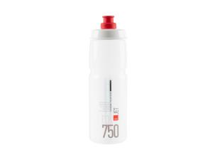 Bidon 0,75 l. Elite Jet Clear Czerwony - Sklep firmowy ProRowery