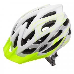 KASK ROWEROWY METEOR GRUVER L 58-61 cm white/green - Sklep firmowy ProRowery