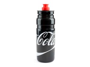 Bidon 0,75 l Elite Fly Coca Cola, czarny - Sklep firmowy ProRowery