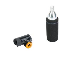 Pompka na naboje CO2 mod. AC-07 AV/FV mini, czarna AIRACE - Sklep firmowy ProRowery
