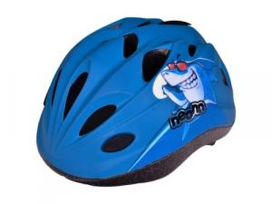 Kask rowerowy dziecięcy Neonn niebieski rekin. rozm.S 48-52 cm