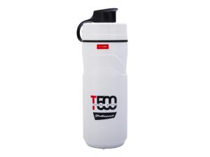 Bidon 0,5 l. termiczny 4 h THERMAL T500 POLISPORT biały/czerwony - Sklep firmowy ProRowery