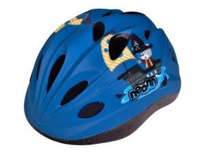 Kask rowerowy dziecięcy Neonn niebieski pirat. rozm.S 48-52 cm