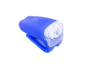Lampa przednia bateryjna 1-LED 3-Watt JY-378FC niebieska, blister ROMET - Sklep firmowy ProRowery