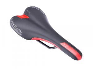 Siodło rower. SELLE ITALIA X1 R61A206AE00LL czarno/czerwone Romet 2016