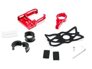 Uchwyt na telefon alum. mod.GUB P10 / 55-100MM / 31,8 mm RED - Sklep firmowy ProRowery