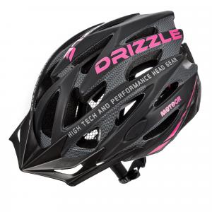 KASK ROWEROWY METEOR MV29 DRIZZLE M 55-58 cm black/pink - Sklep firmowy ProRowery