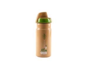 Bidon 0,55 l. Elite Jet Green Plus Brown Withe logo - Sklep firmowy ProRowery