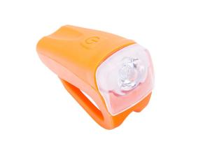 Lampa przednia bateryjna 1-LED 3-Watt JY-378FC pomarańczowa blister ROMET - Sklep firmowy ProRowery