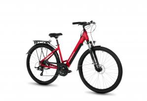 Kask rowerowy ROMET 109 biało czerwony rozm M (55-58) - Sklep firmowy ProRowery