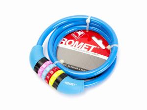 Zamknięcie na szyfr SL602 10x1000 /spirala/niebieski et/logo ROMET - Sklep firmowy ProRowery