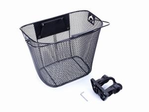 Koszyk na kierownicę HB-025 metalowy - /klip/ czarny - Sklep firmowy ProRowery