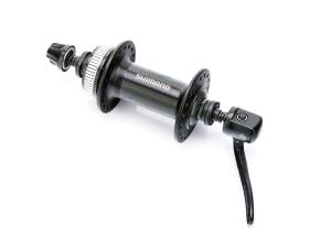 Piasta przednia SHI AHBTX505A5 AL Centerlock czarna/zamy 36-otw. - Sklep firmowy ProRowery