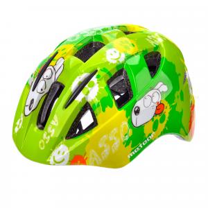 Kask rowerowy Meteor PNY11 S 43-48 cm Dogs zielony - Sklep firmowy ProRowery