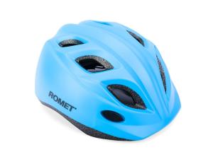 Kask rowerowy dziecięcy ROMET model 510 błękitny mat M (52-56) - Sklep firmowy ProRowery