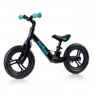 Rowerek biegowy Cariboo Magnesium Pro (czarno-turkusowy) - Sklep firmowy ProRowery