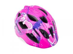 Kask rowerowy dzieciecy ROMET model 509 rózowy mat L (56-58)