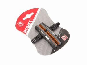 Klocki hamulca z nakrętkami 72 mm mod.ABS-02V et/logo ROMET - Sklep firmowy ProRowery
